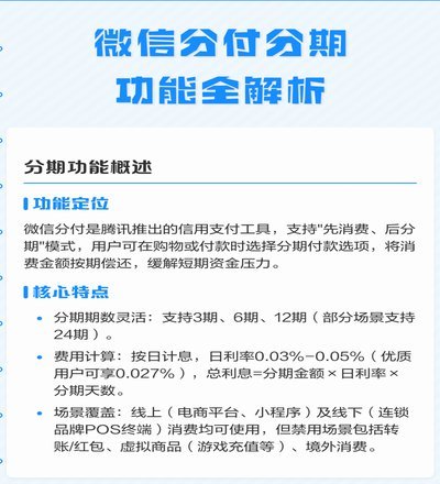 微信分付开通全流程解析